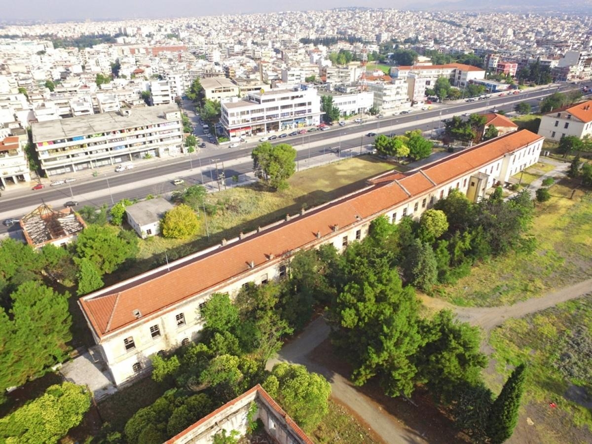 Refurbishment works in the former P.Melas camp in Thessaloniki